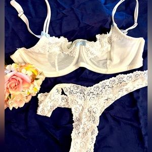 Adore Me bridal lingerie set